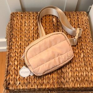 Studio Light Tan Crossbody Bag